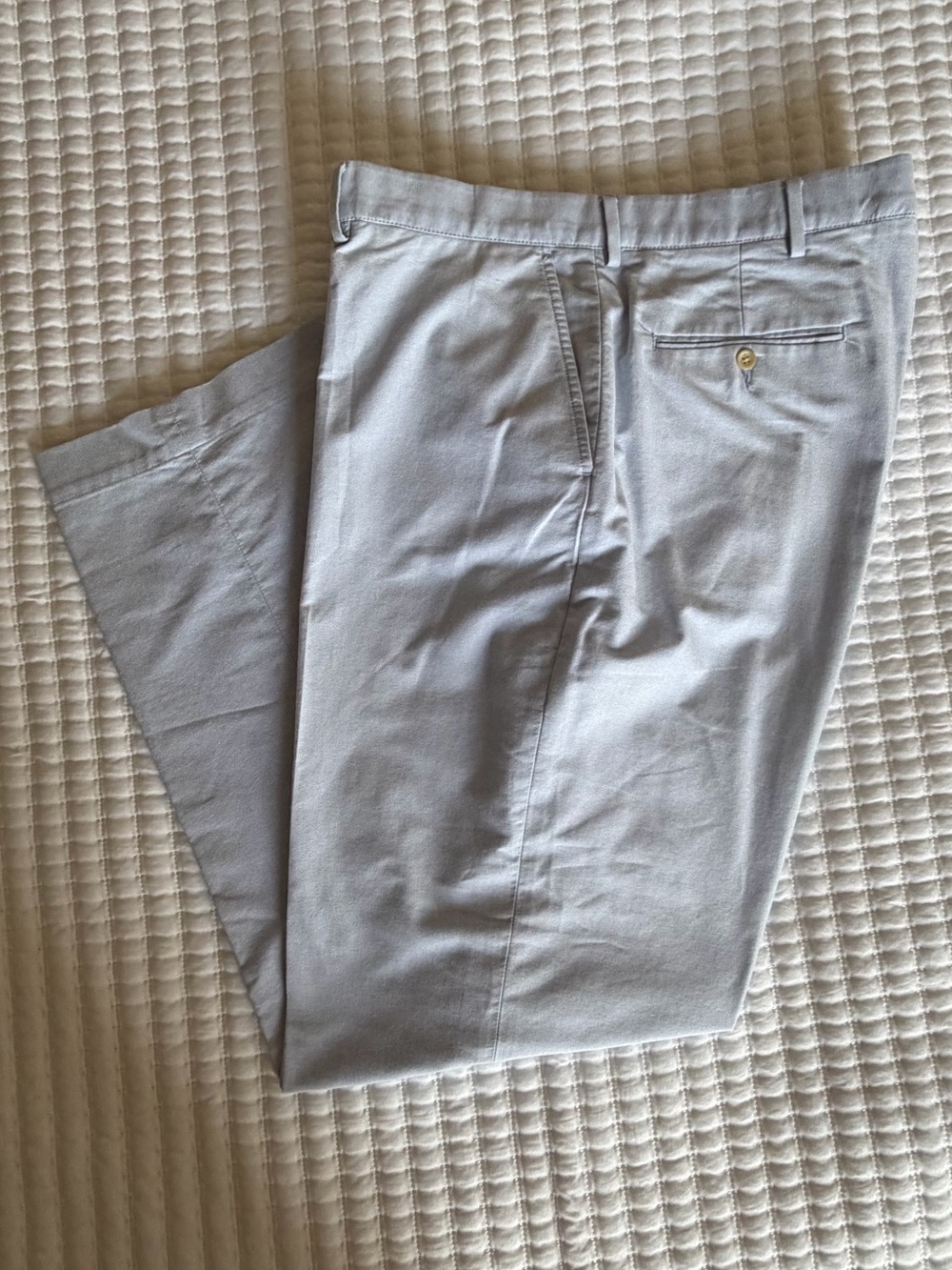 Vintage Polo Ralph Lauren Light Blue Oxford Cloth Pants - 40W